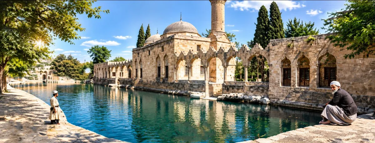 1911 Yılında Halil-ür Rahman Gölü ve Rıdvaniye Camii